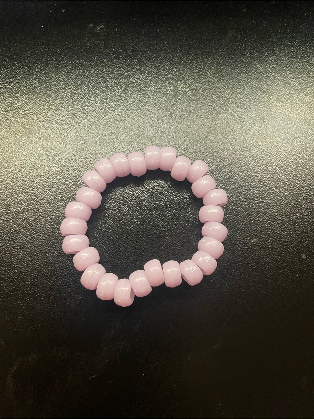 Pink Beaded Stretch Bracelet
